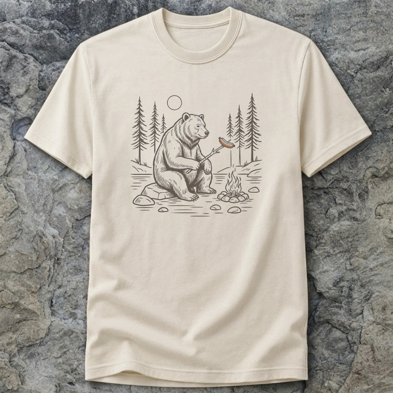 The Camping Bear T-Shirt