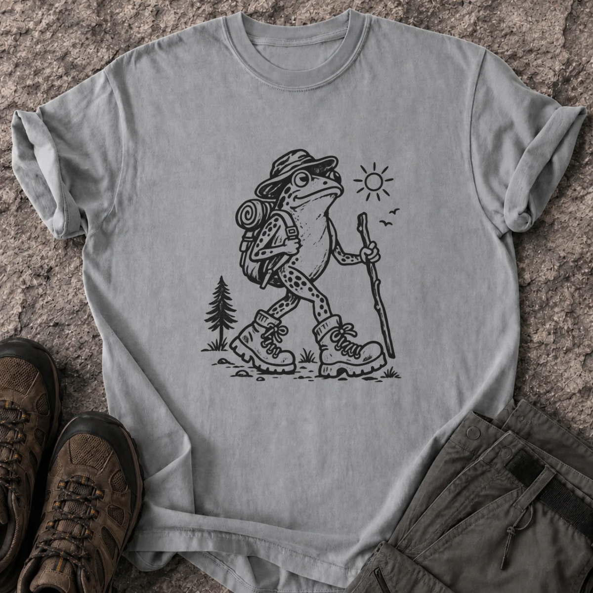 Frog Hiker T-Shirt