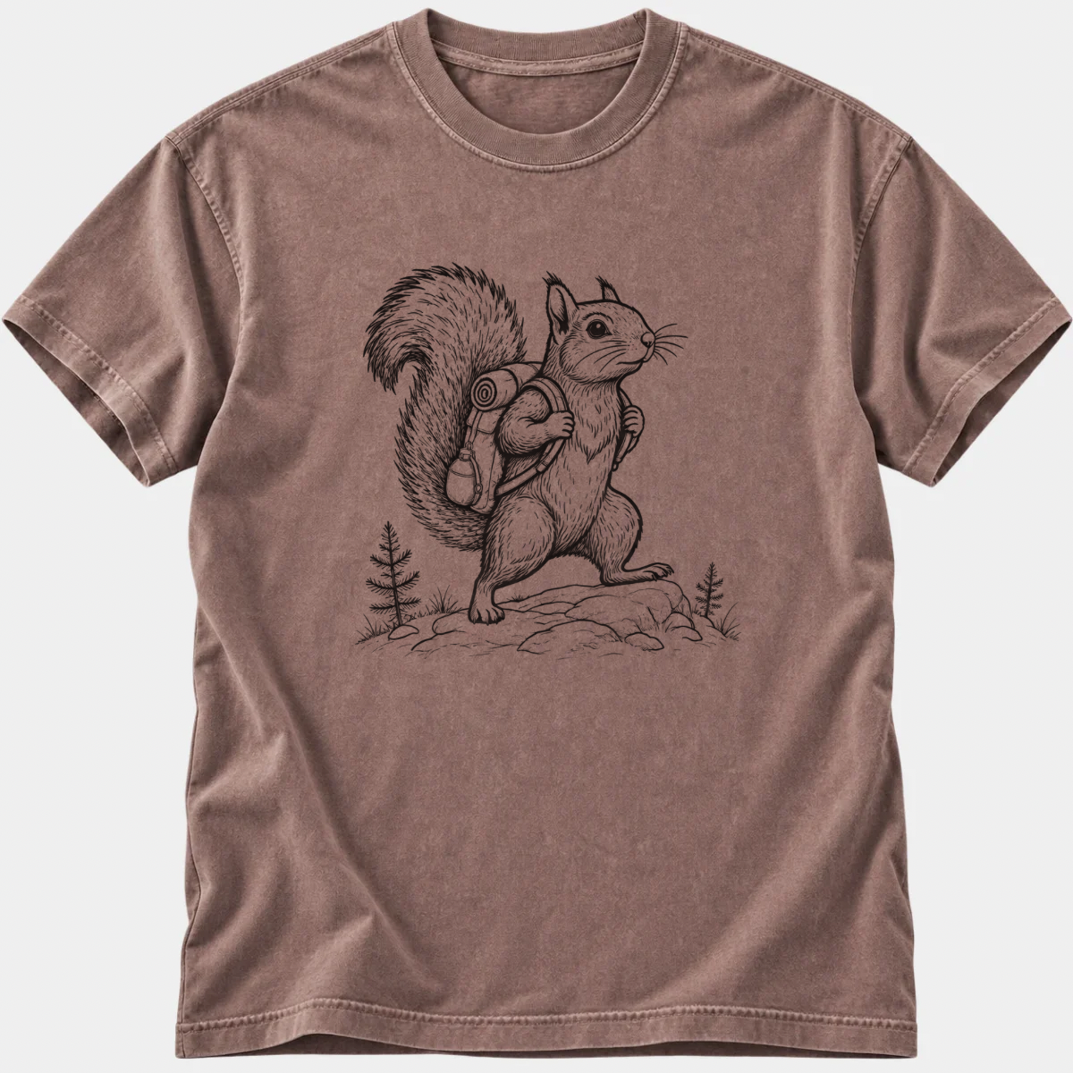 Hiking Squirrel T-Shirt