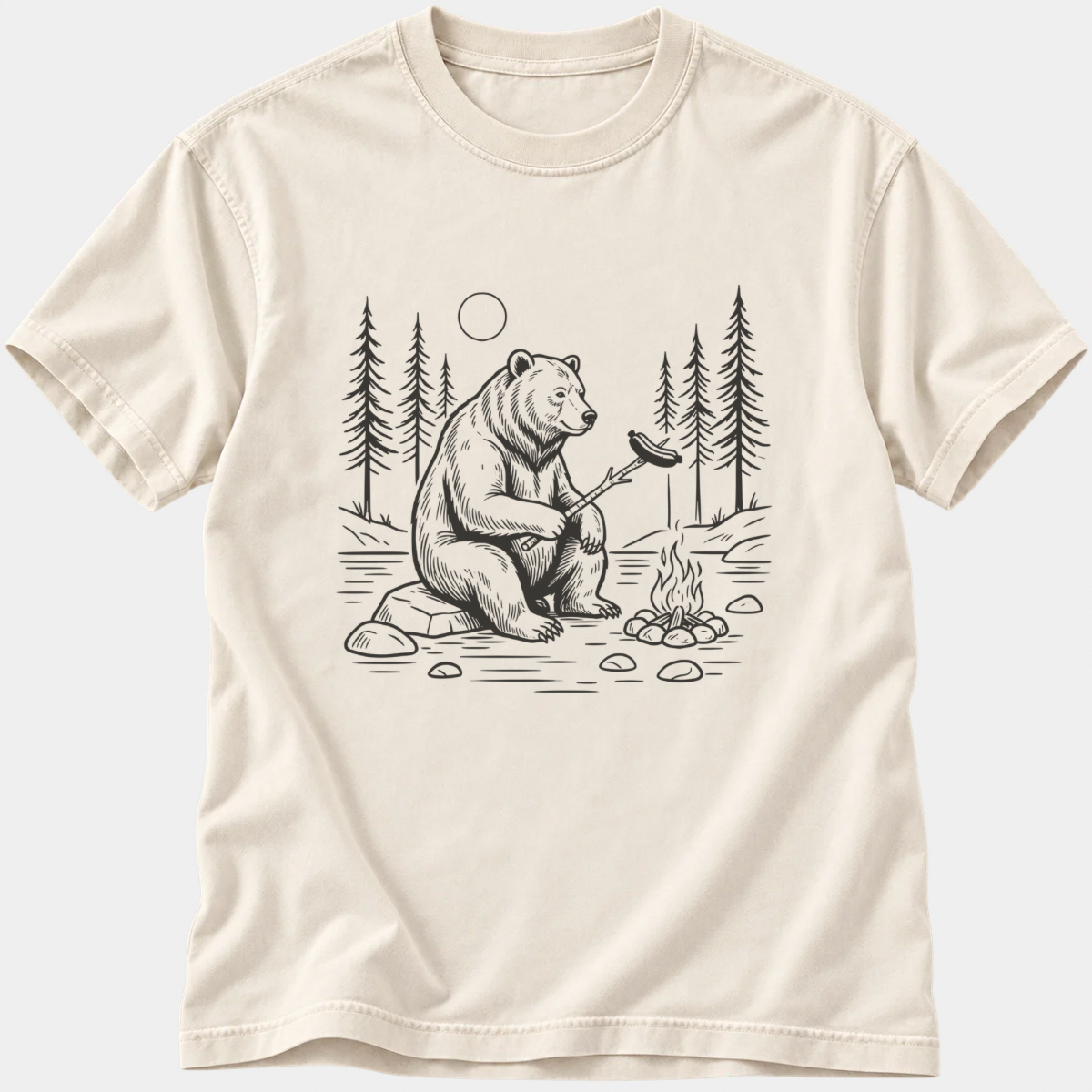 The Camping Bear T-Shirt