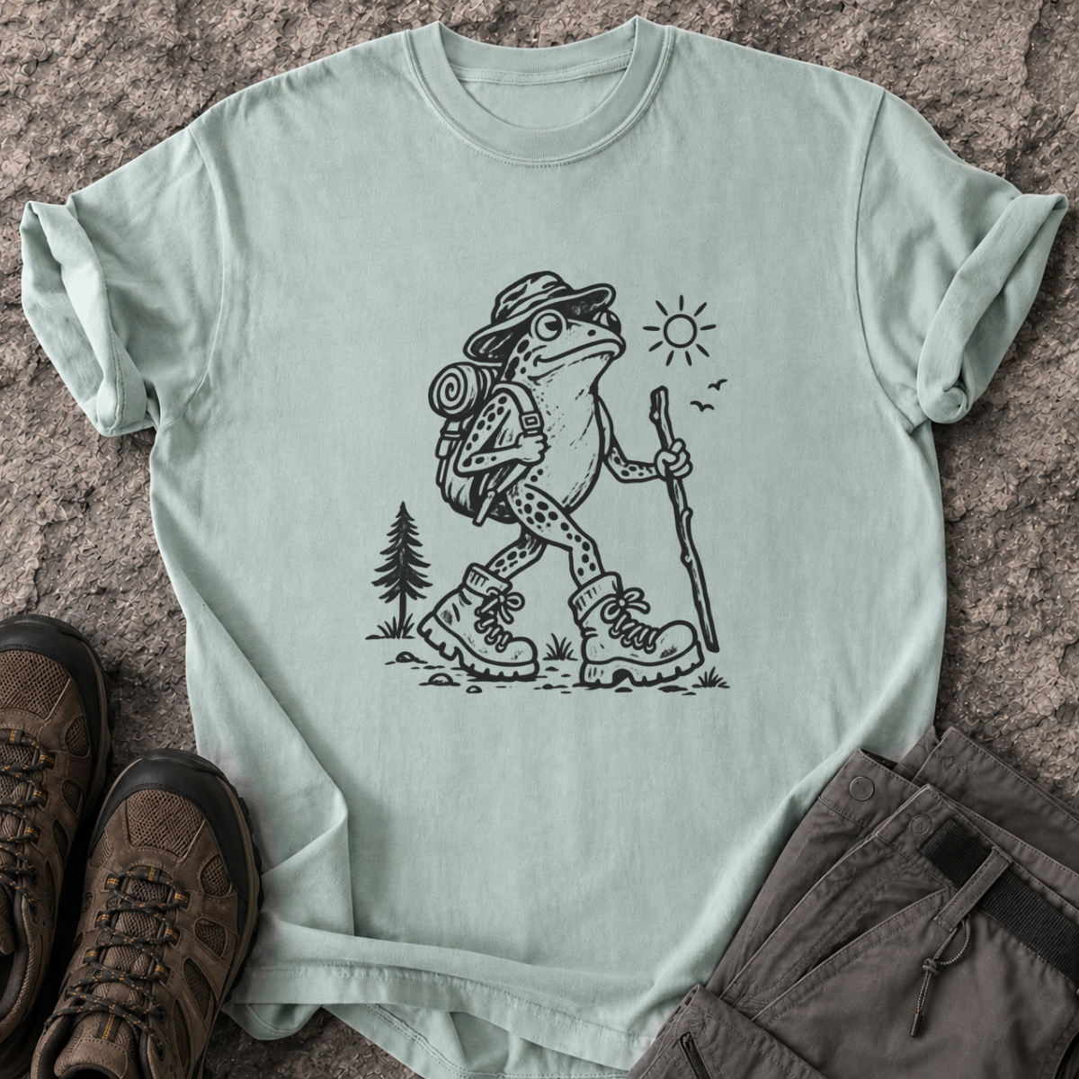 Frog Hiker T-Shirt
