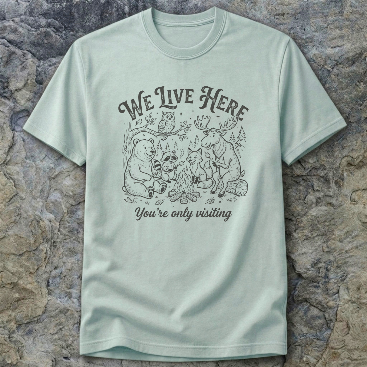 We Live Here T-Shirt