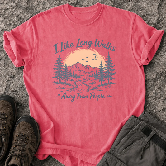I Like Long Walks T-Shirt