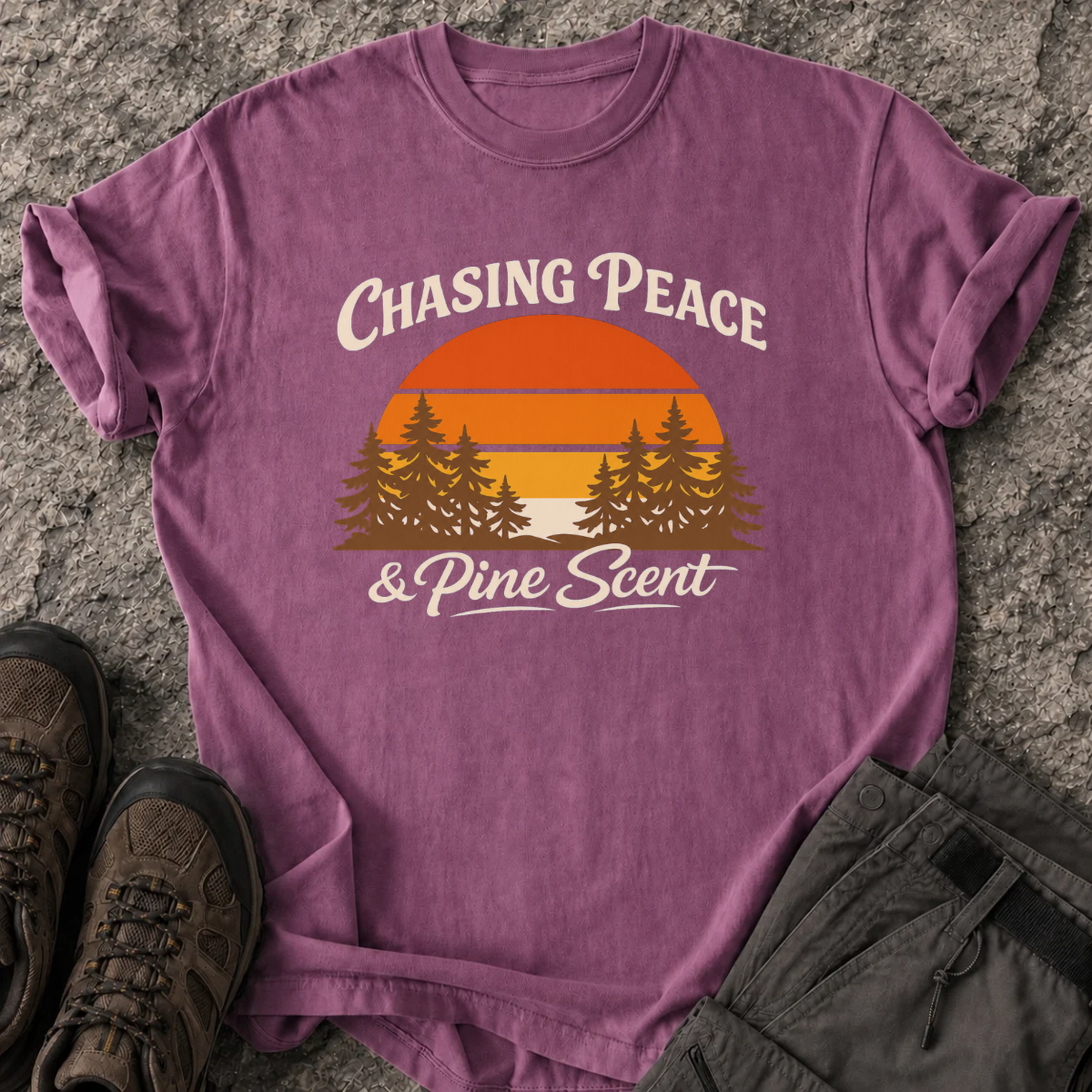 Chasing Peace & Pine Scent T-Shirt