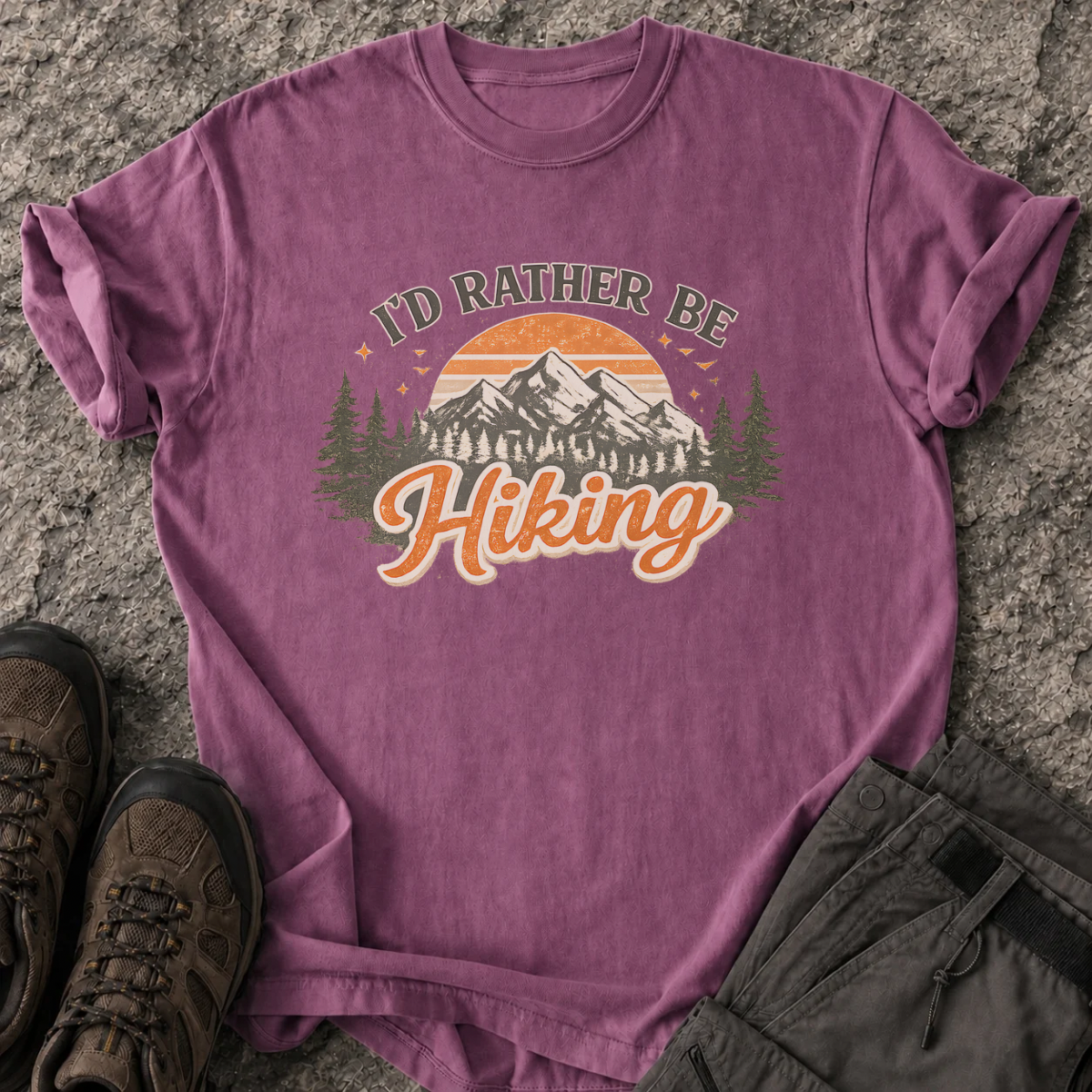 I’d Rather Be Hiking T-Shirt