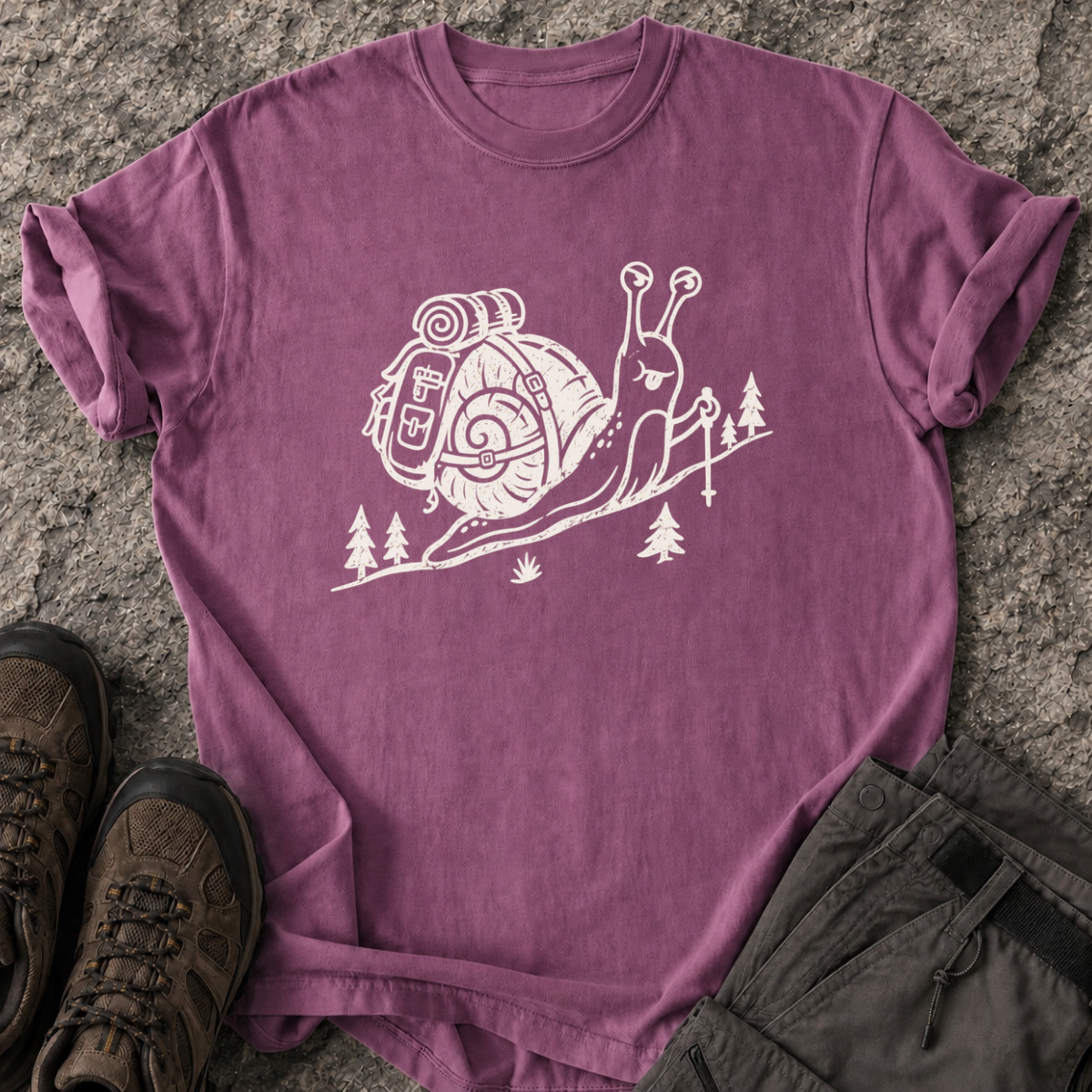 Snail Hiker T-Shirt