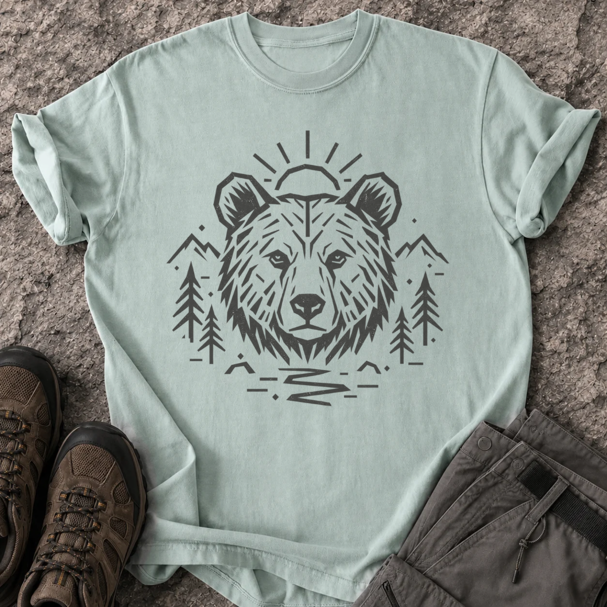 Grizzly Carving T-Shirt