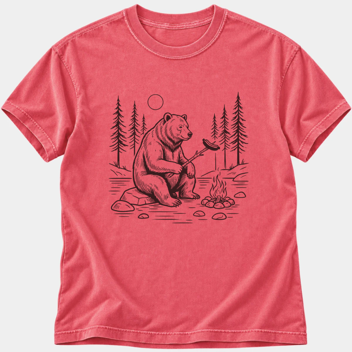 The Camping Bear T-Shirt