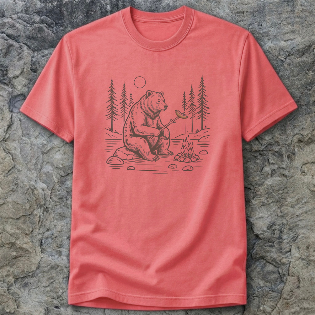 The Camping Bear T-Shirt