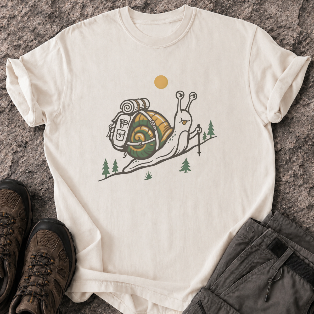 Hiking Snail T-Shirt