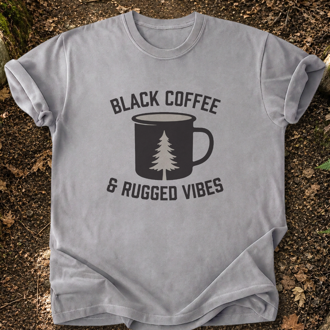 Black Coffee & Rugged Vibes T-Shirt