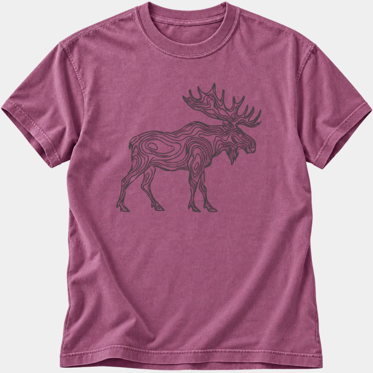 Topographic Moose T-Shirt