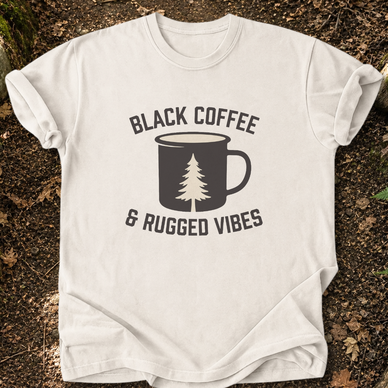 Black Coffee & Rugged Vibes T-Shirt