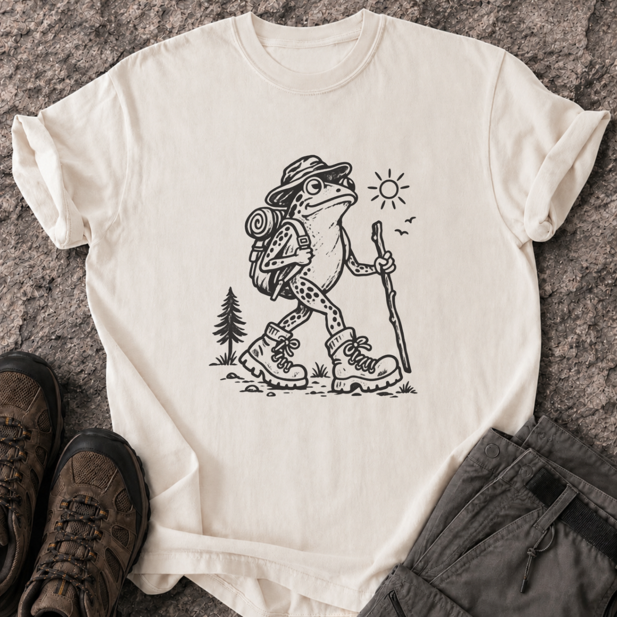 Frog Hiker T-Shirt