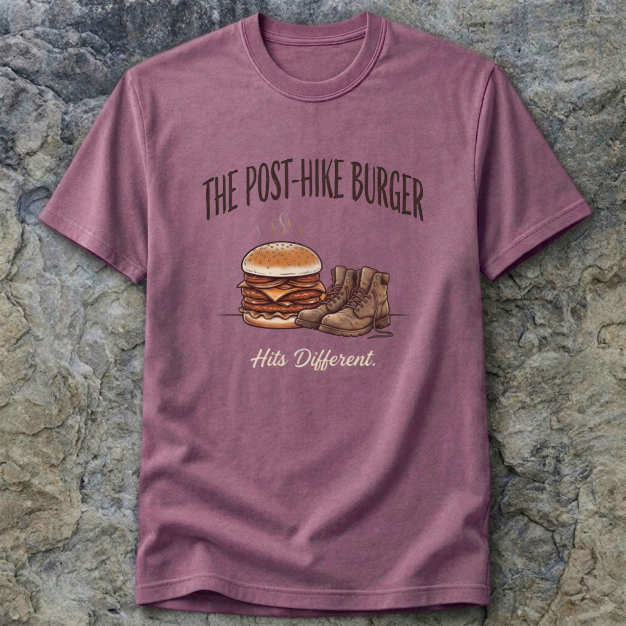 The Post-Hike Burger Hits Different T-Shirt