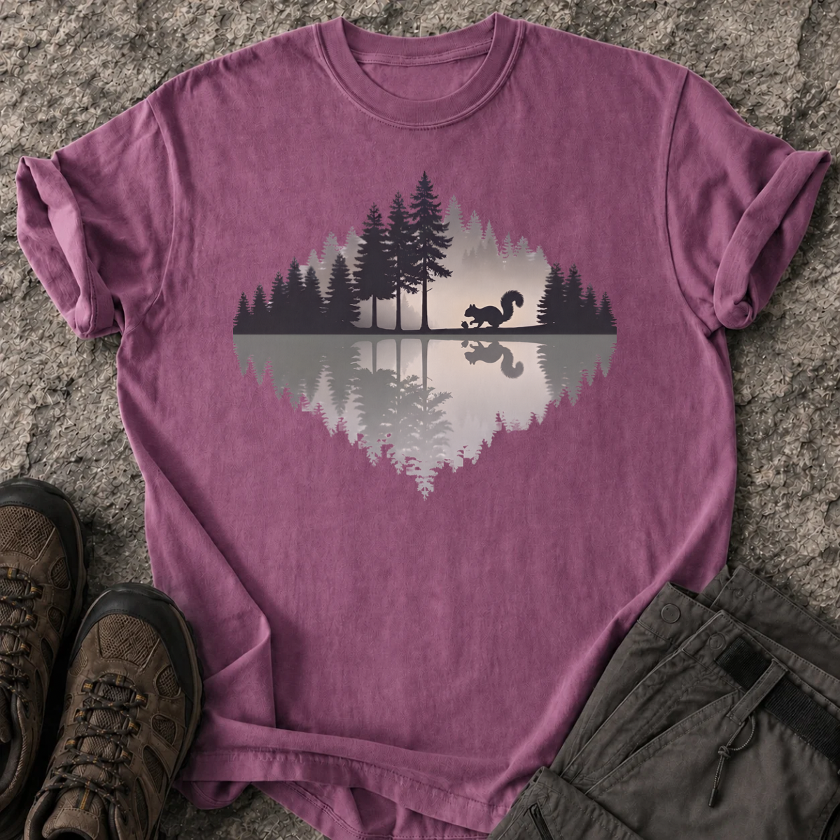 Squirrel Reflection T-Shirt