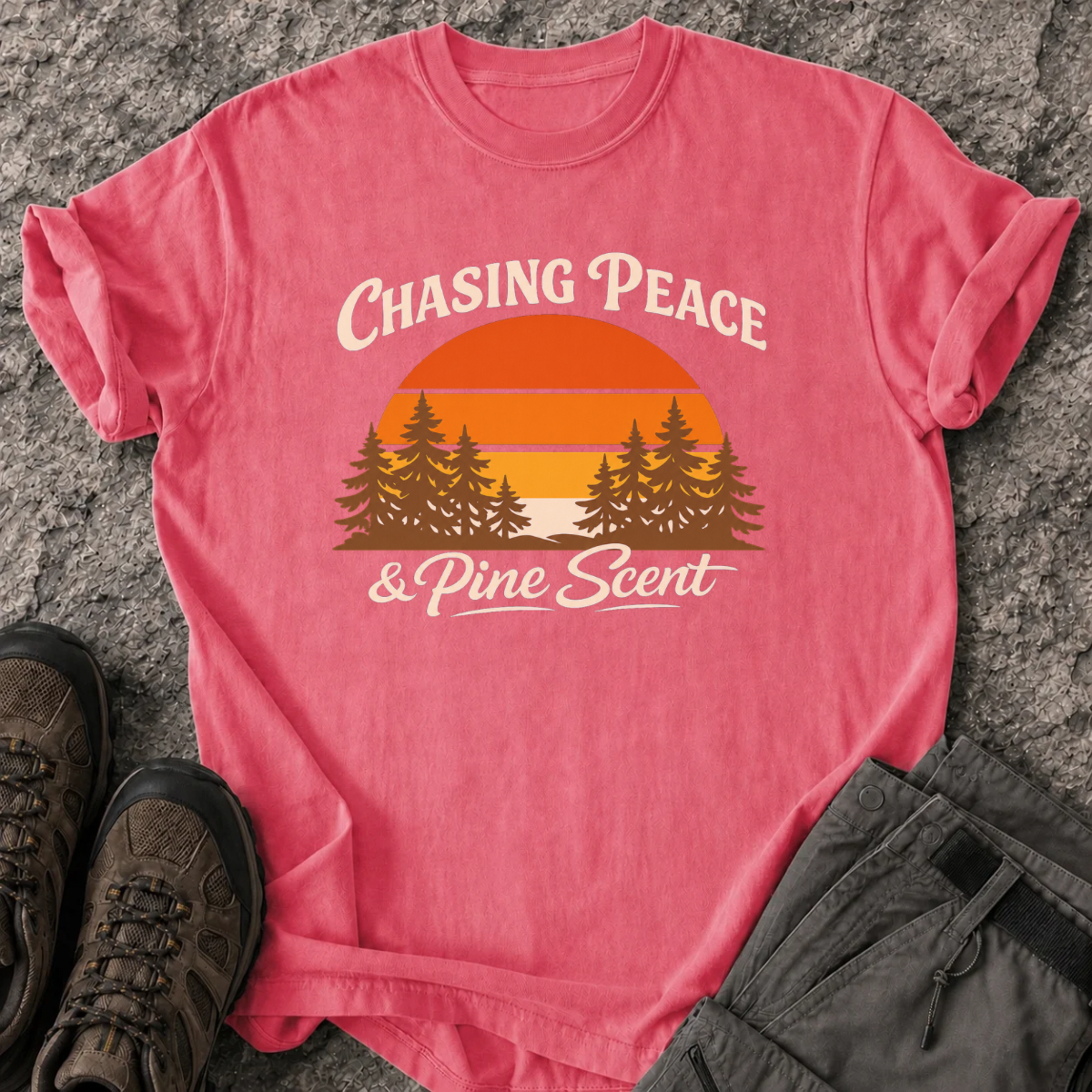 Chasing Peace & Pine Scent T-Shirt