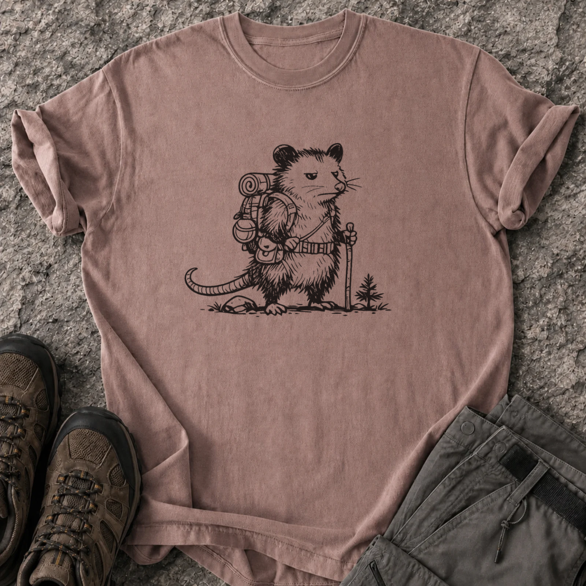 Hiking Possum T-Shirt