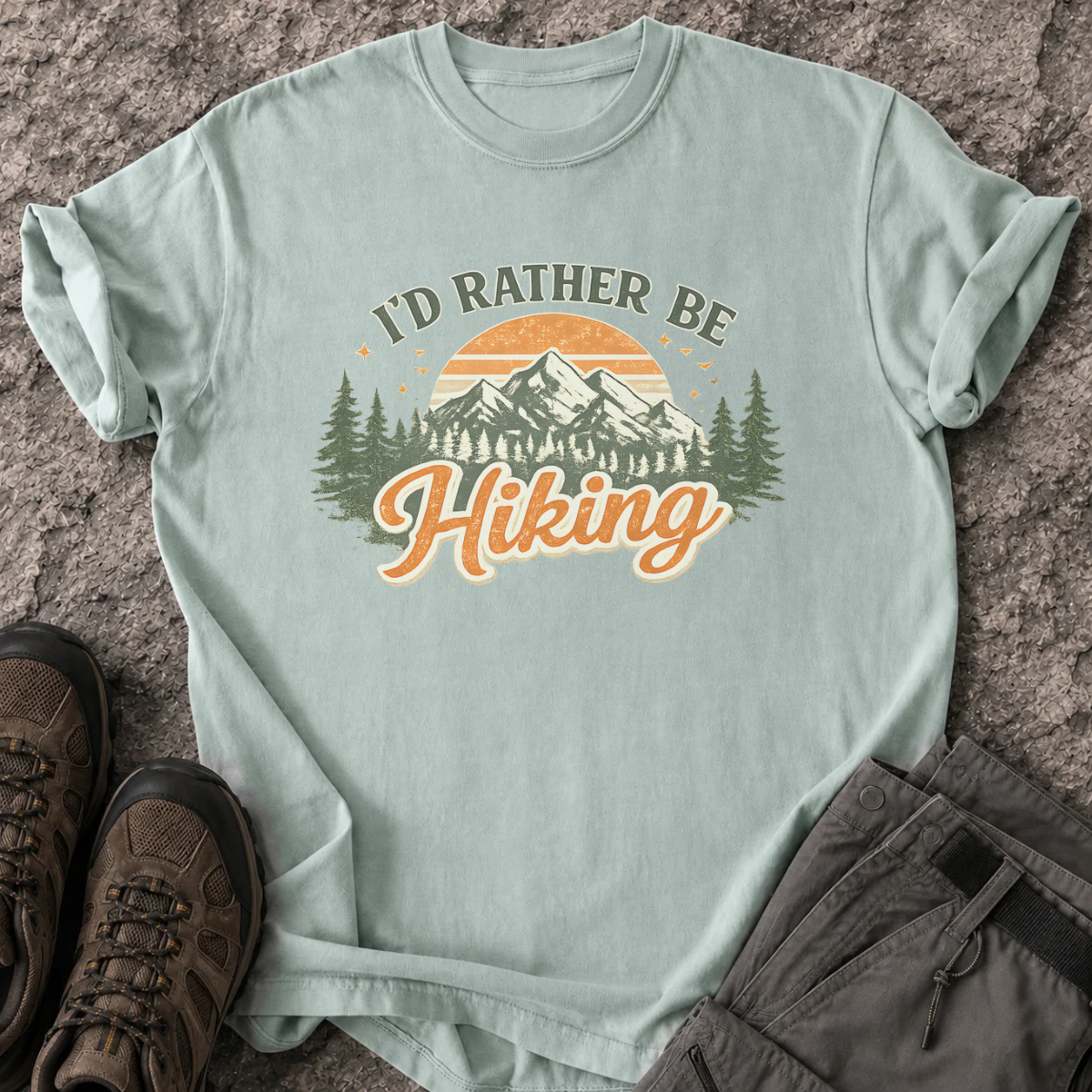 I’d Rather Be Hiking T-Shirt