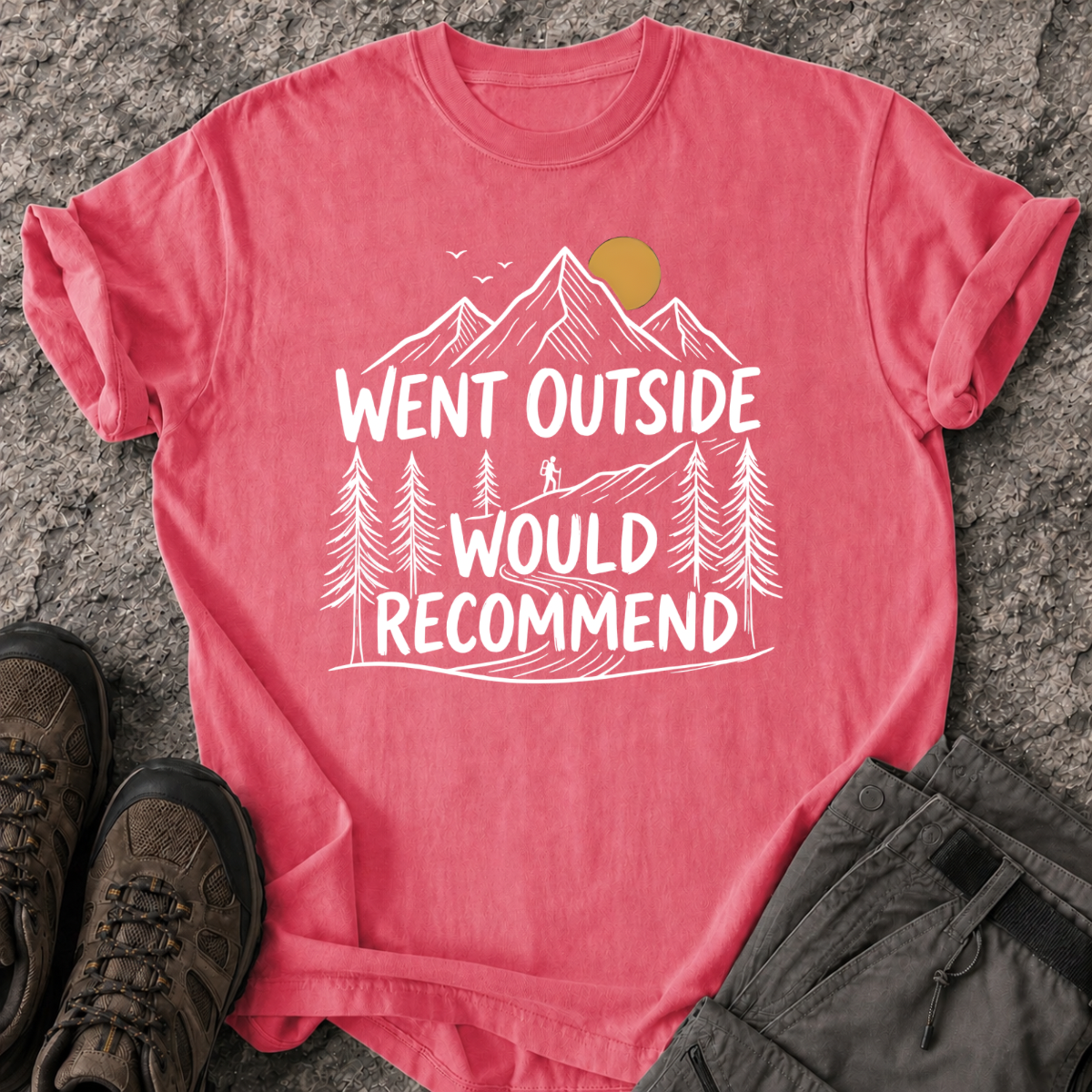Went Outside T-Shirt