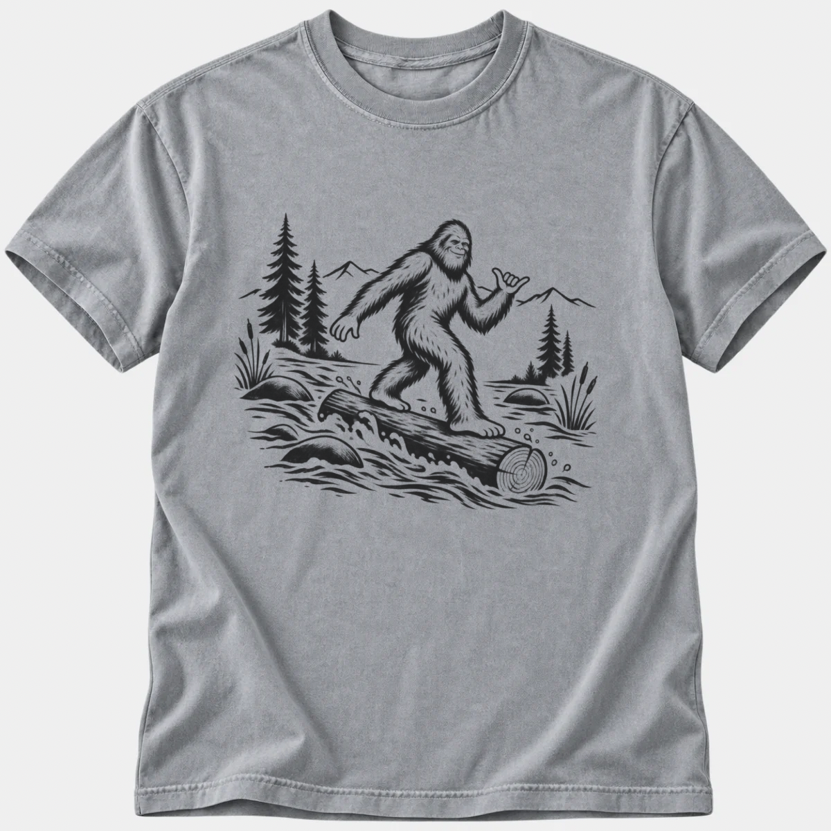 Bigfoot Log Rider T-Shirt