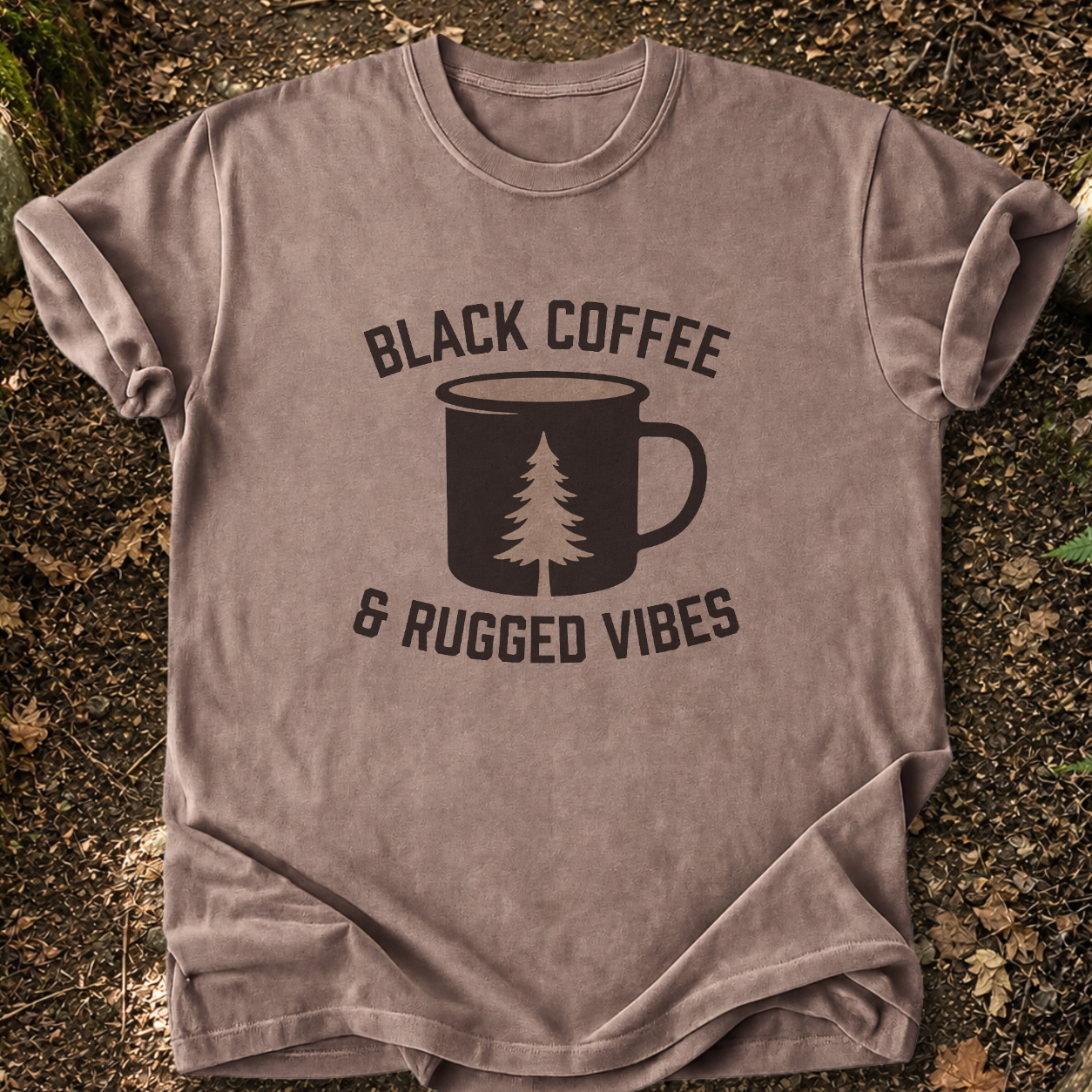 Black Coffee & Rugged Vibes T-Shirt