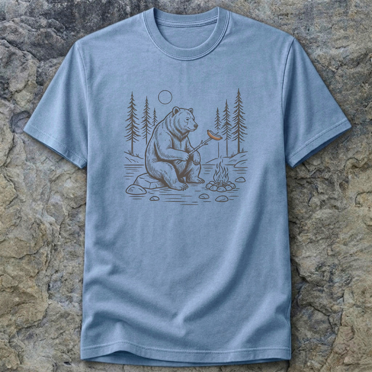 The Camping Bear T-Shirt