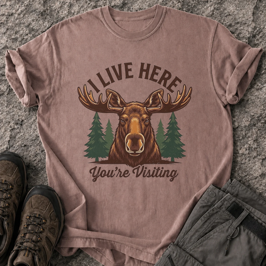 I Live Here T-Shirt