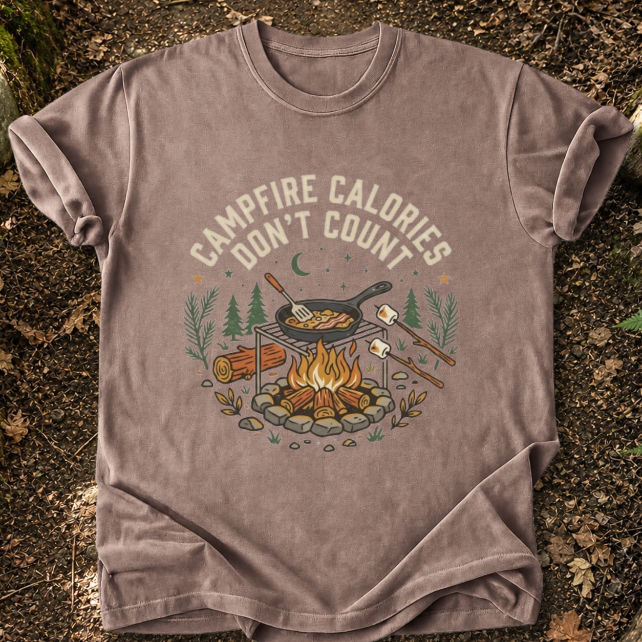 Campfire Calories Don’t Count T-Shirt