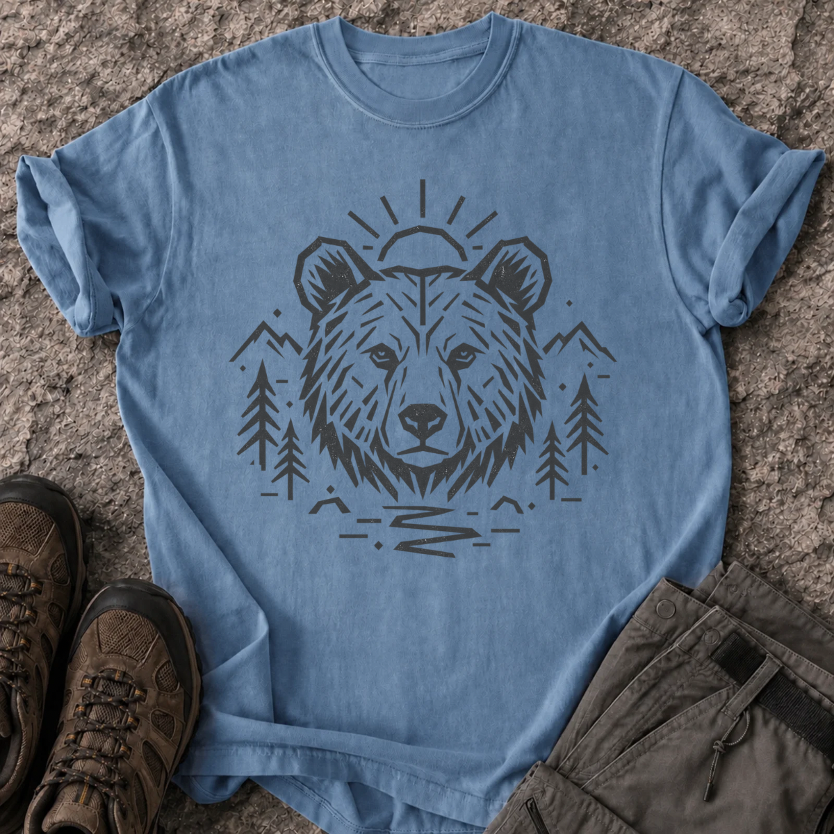 Grizzly Carving T-Shirt