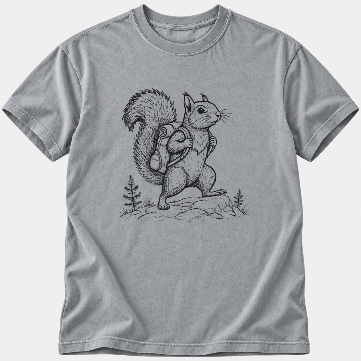 Hiking Squirrel T-Shirt