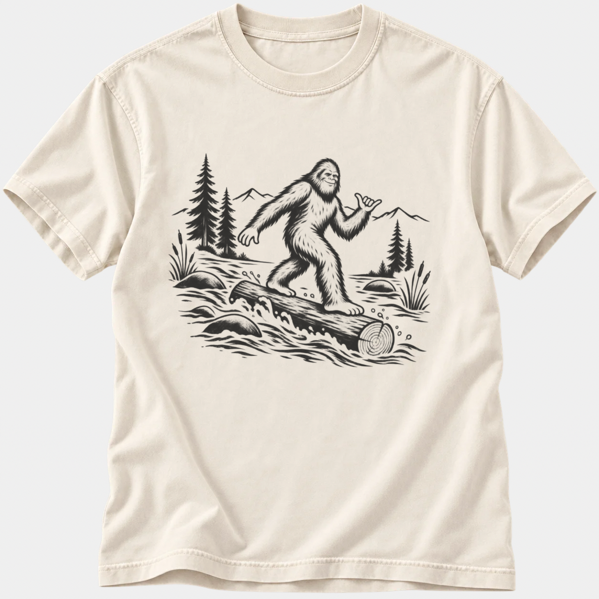 Bigfoot Log Rider T-Shirt