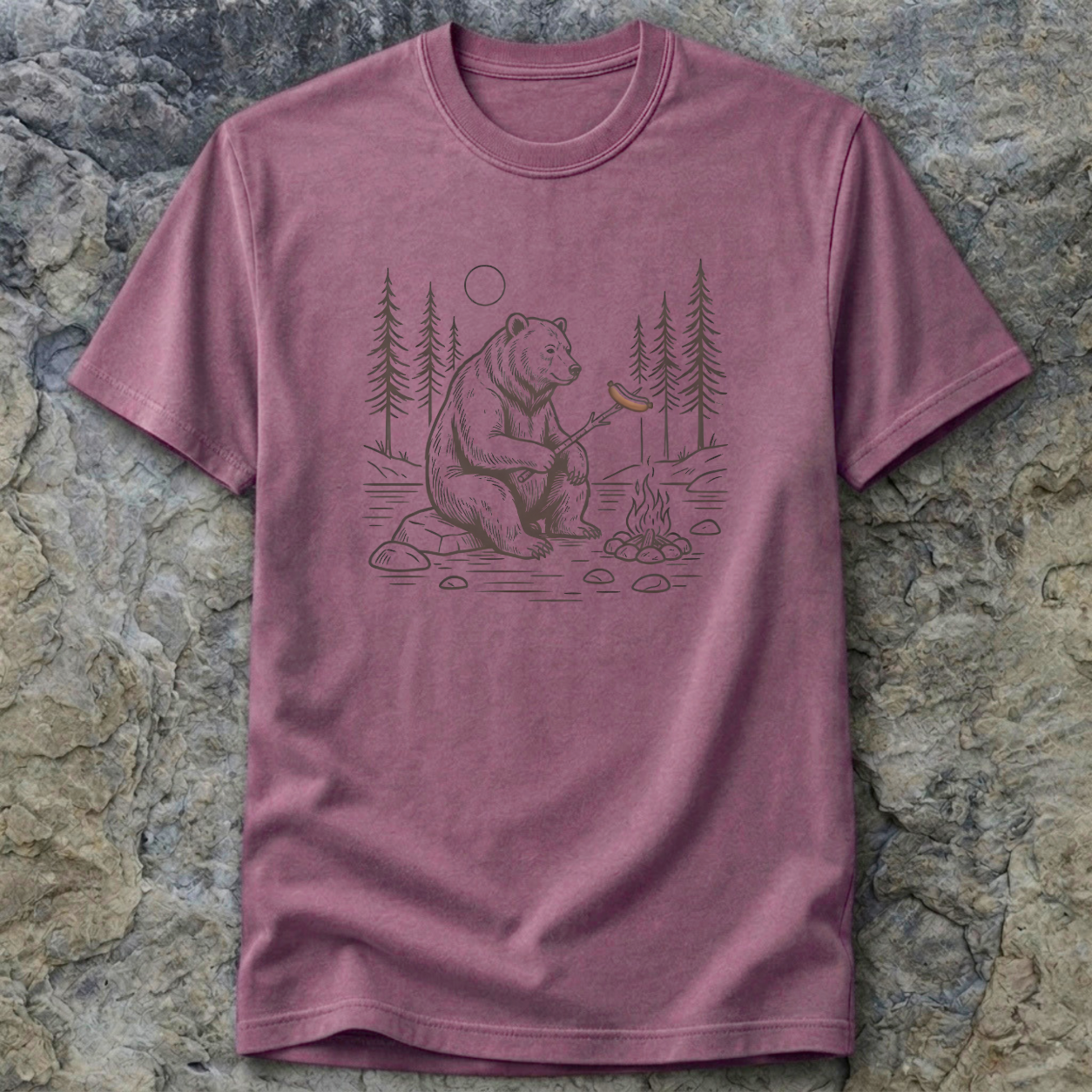 The Camping Bear T-Shirt