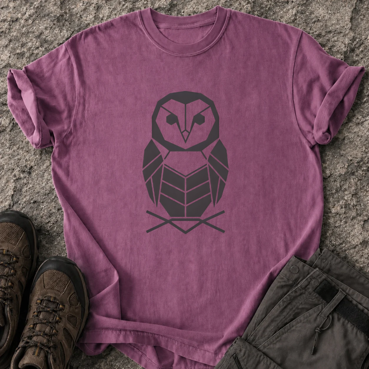 Geometric Owl T-Shirt