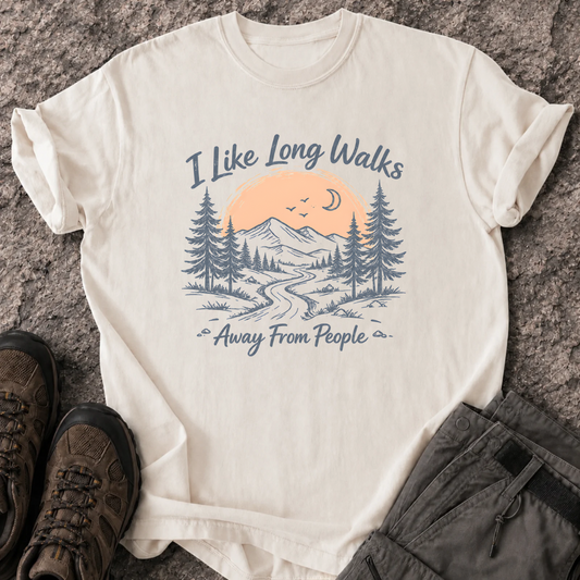 I Like Long Walks T-Shirt