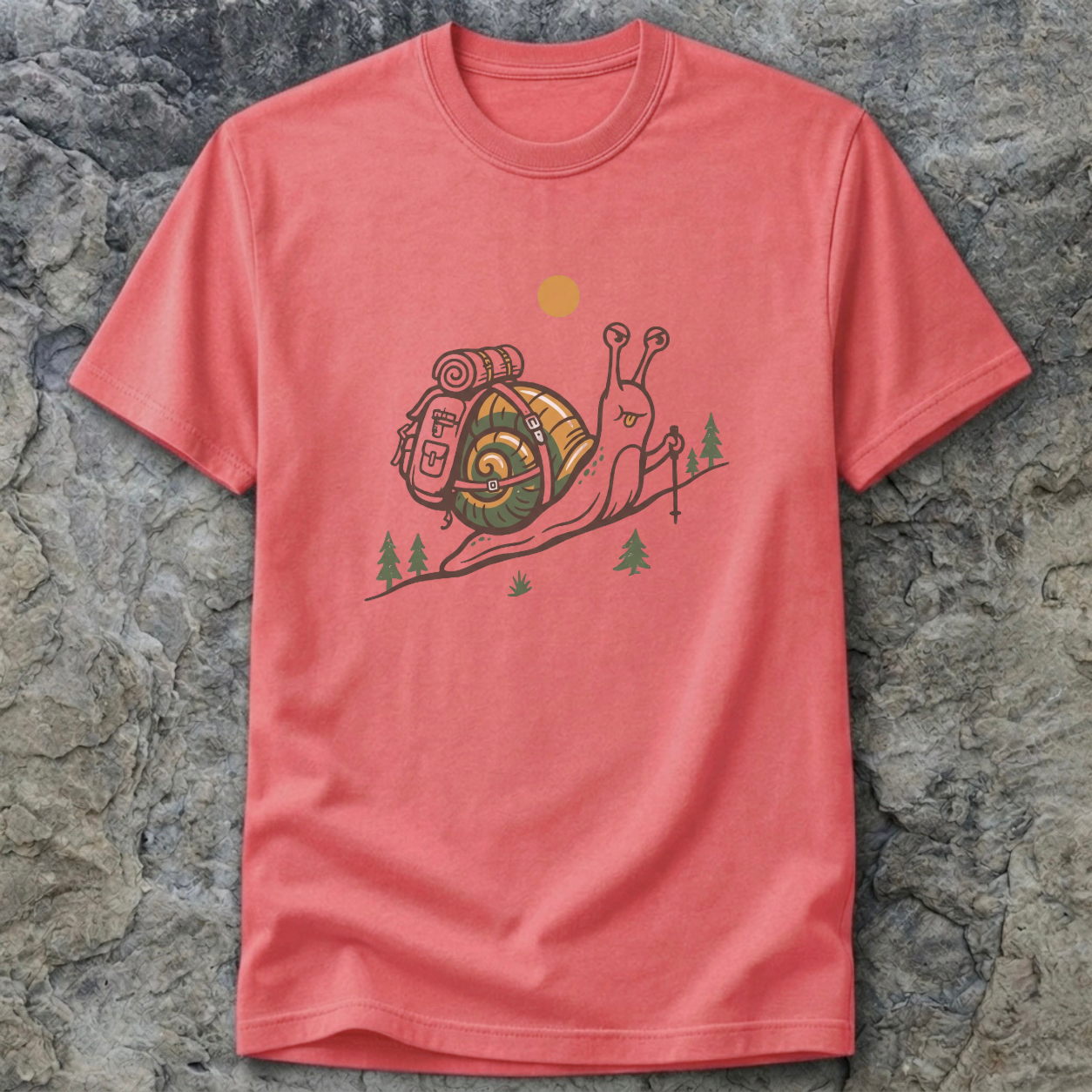 Hiking Snail T-Shirt