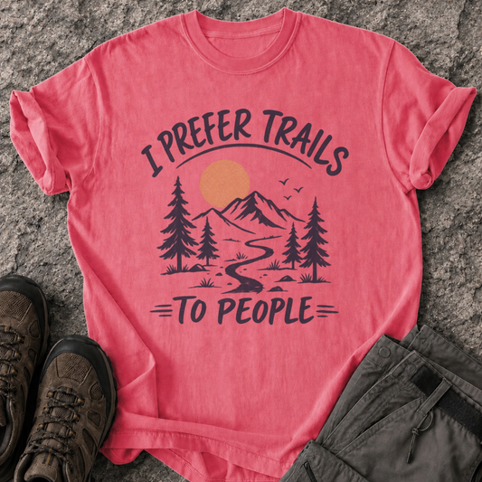 Trails Over People T-Shirt
