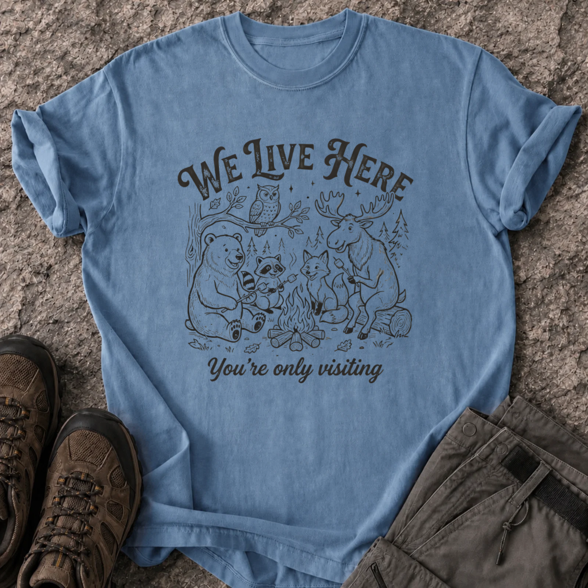 We Live Here T-Shirt