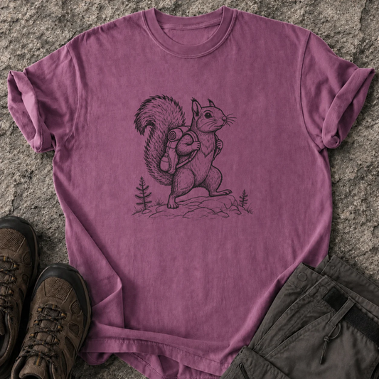 Hiking Squirrel T-Shirt